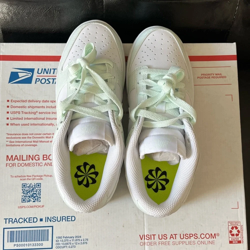 Women’s Nike Dunk‎ Low Next Nature White Mint NWOT No Box Sz 6